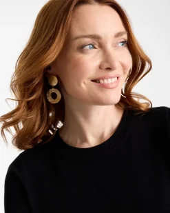 Neutral Jasper Stone Drop Earrings