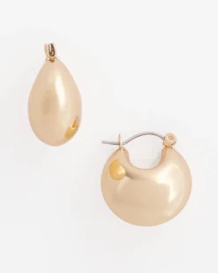 No Droop® Gold-Tone Huggie Hoop Earrings