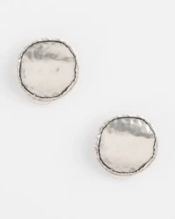 No Droop™ Silver Tone Clip-On Earrings