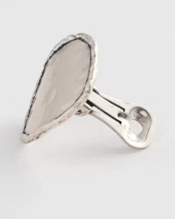 No Droop™ Silver Tone Clip-On Earrings