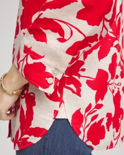No Iron™ Floral Linen Shirt