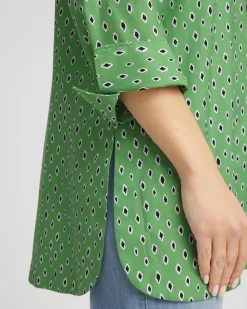 No Iron™ Geo-Print Tunic