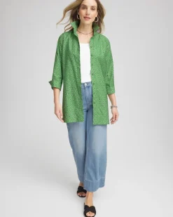 No Iron™ Geo-Print Tunic