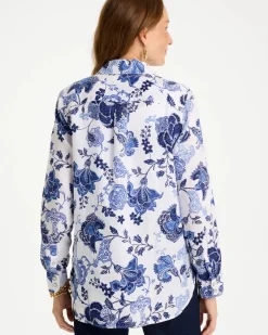 No Iron™ Linen Bloom Shirt