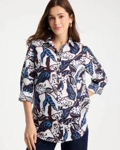 No Iron™ Linen Forest Fusion Shirt