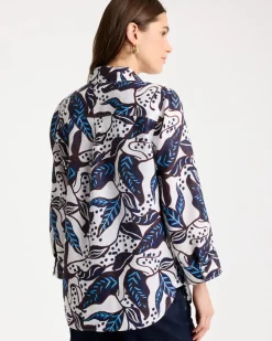 No Iron™ Linen Forest Fusion Shirt