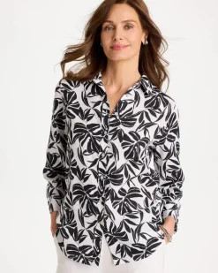 No Iron™ Linen Palm Shirt
