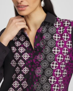No Iron™ Medallion Stretch Tunic