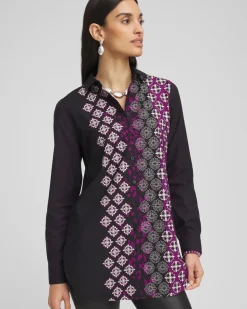 No Iron™ Medallion Stretch Tunic