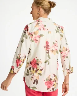 No Iron™ Printed Stretch Shirt