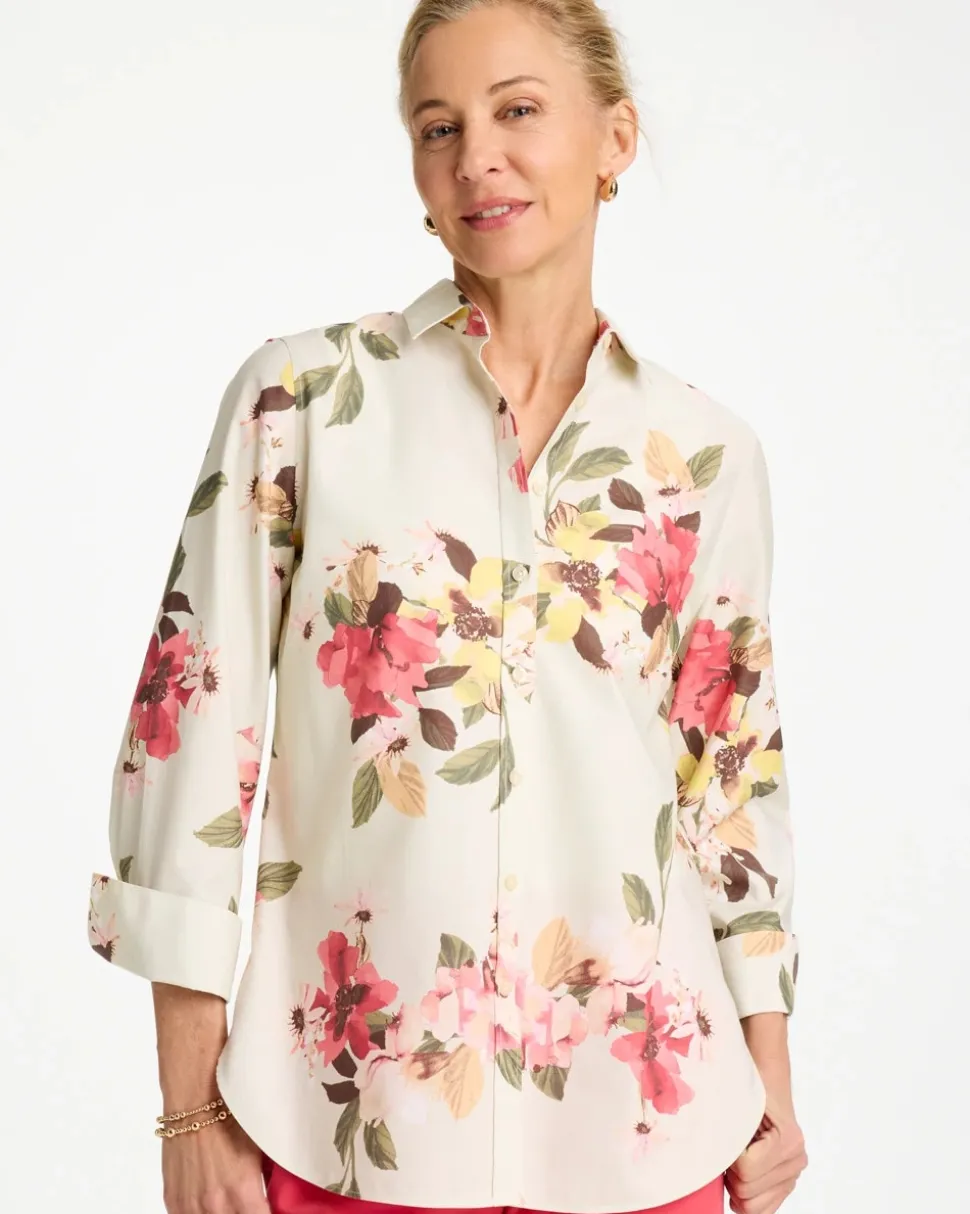 No Iron™ Printed Stretch Shirt