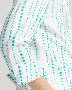 No Iron™ Sateen Bubble Print Shirt