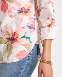 No Iron™ Stretch Croix Collage Shirt
