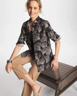 No Iron™ Stretch Ginkgo Glory Shirt