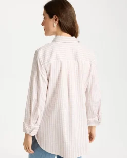 No Iron™ Stretch Neutral Gingham Shirt