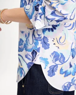 No Iron™ Stretch Paisley Shirt