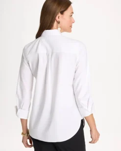 No Iron™ Stretch Placed Print Shirt