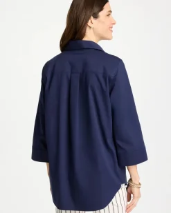 No Iron™ Stretch Popover Tunic