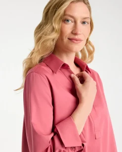 No Iron™ Stretch Popover Tunic