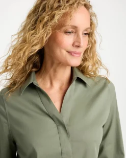 No Iron™ Stretch Popover Tunic