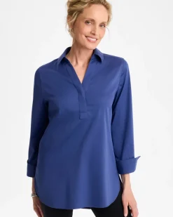 No Iron™ Stretch Popover Tunic