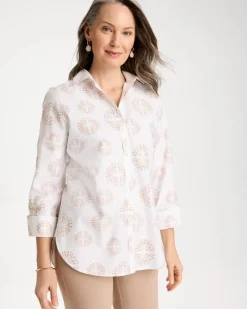 No Iron™ Stretch Stamped Shirt