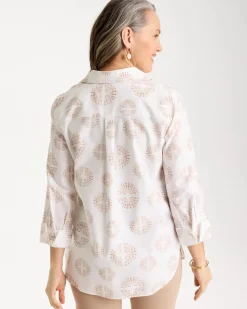 No Iron™ Stretch Stamped Shirt