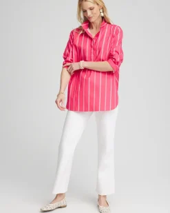 No Iron™ Stretch Stripe Tunic