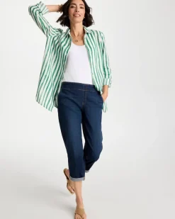 No Iron™ Striped Linen Tunic