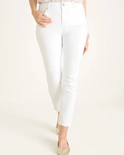 No-Stain Girlfriend Ankle Jeans