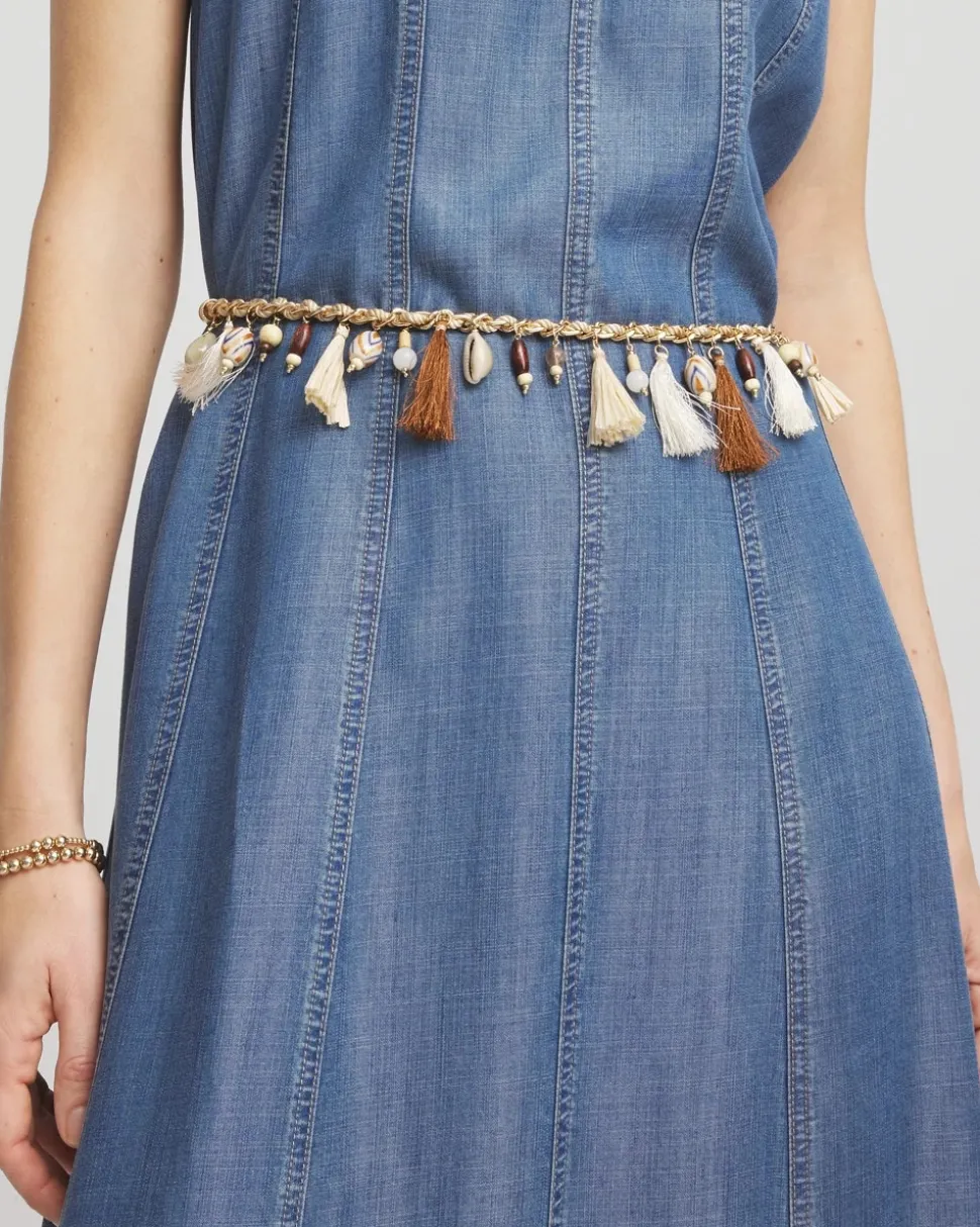 Novelty Beaded Chain Belt