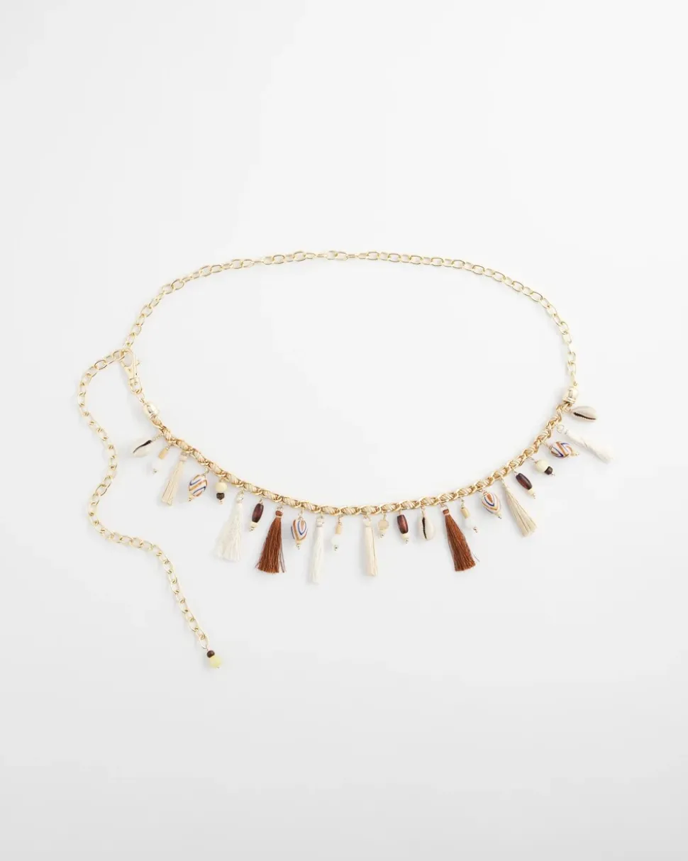 Novelty Beaded Chain Belt