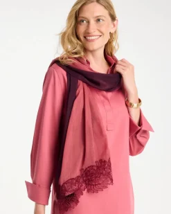 Ombre Lace Oblong Scarf