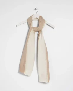 Ombre Pleated Oblong Scarf