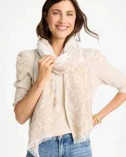 Paisley Jacquard Oblong Scarf