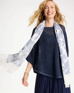 Paisley Jacquard Oblong Scarf