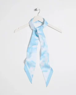 Palm Tie-Dye Skinny Scarf
