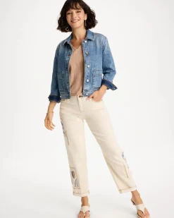 Patchwork Relaxed Boyfriend Jean