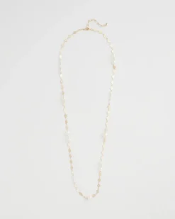 Pearl and Link Necklace