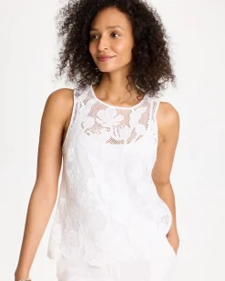 Petal Lace Applique Tank