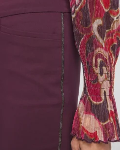 Petite Brigitte Beaded Ankle Pants
