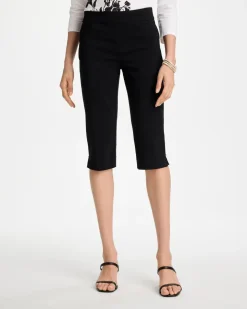 Petite Brigitte™ Slim Rivet Pull-On Capri