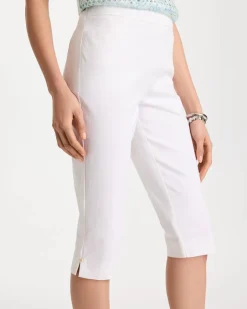 Petite Brigitte™ Slim Rivet Pull-On Capri