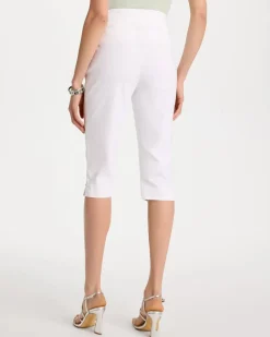 Petite Brigitte™ Slim Rivet Pull-On Capri