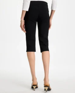 Petite Brigitte™ Slim Rivet Pull-On Capri