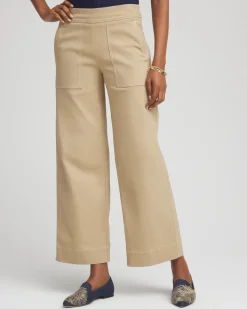 Petite Brigitte™ Utility Wide-Leg Cropped Pants
