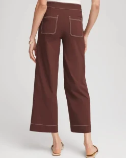 Petite Brigitte™ Utility Wide-Leg Cropped Pants