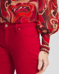 Petite Girlfriend Flared Leg Jeans