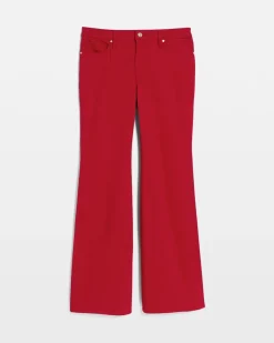 Petite Girlfriend Flared Leg Jeans