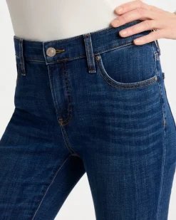 Petite Girlfriend Fray Hem Kick Flares